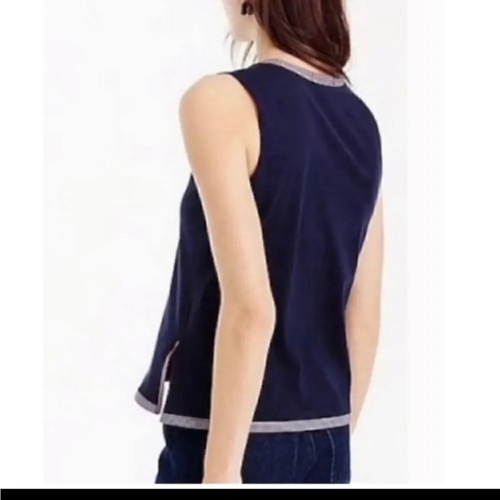 J CREW Tie Neck Tank Top